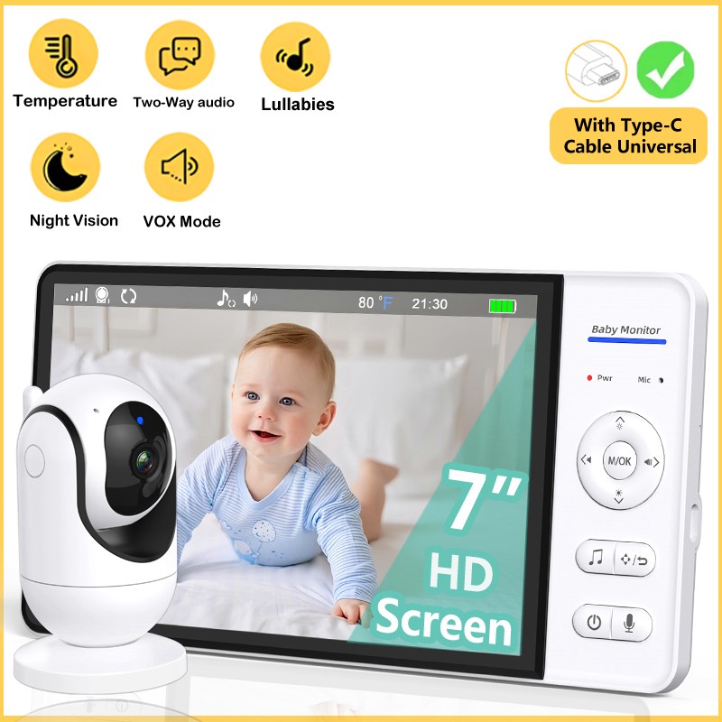 Baby Products Video - Hiçbir WiFi 7 Inç Bebek Monitörü