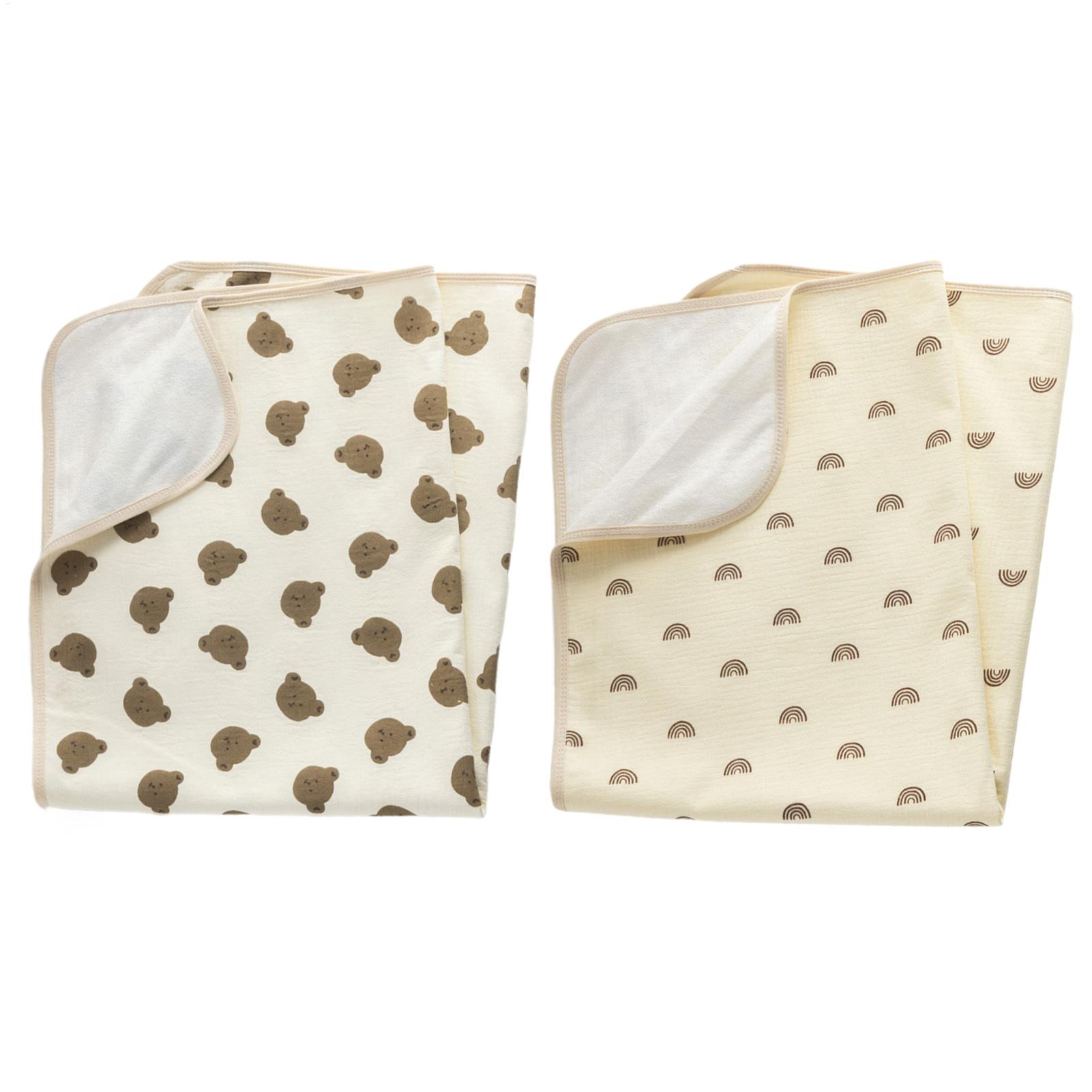 Diaper Changing Mat - Yeniden Kullanılabilir Su Geçirmez Taşınabilir Çocuk
