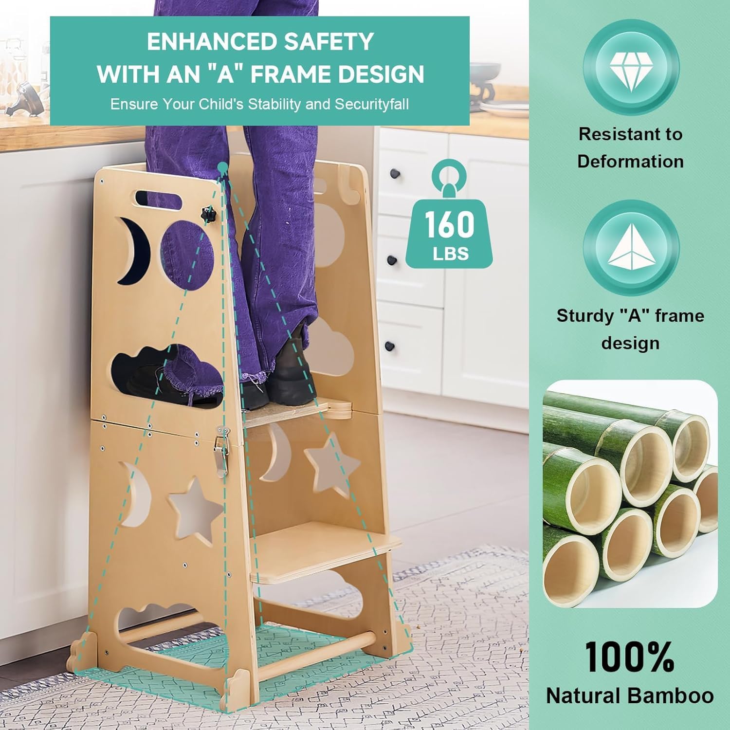 Katlanabilir Çocuk Mutfak Kule - Toddler Learning Tower incelemesi ve fiyatı