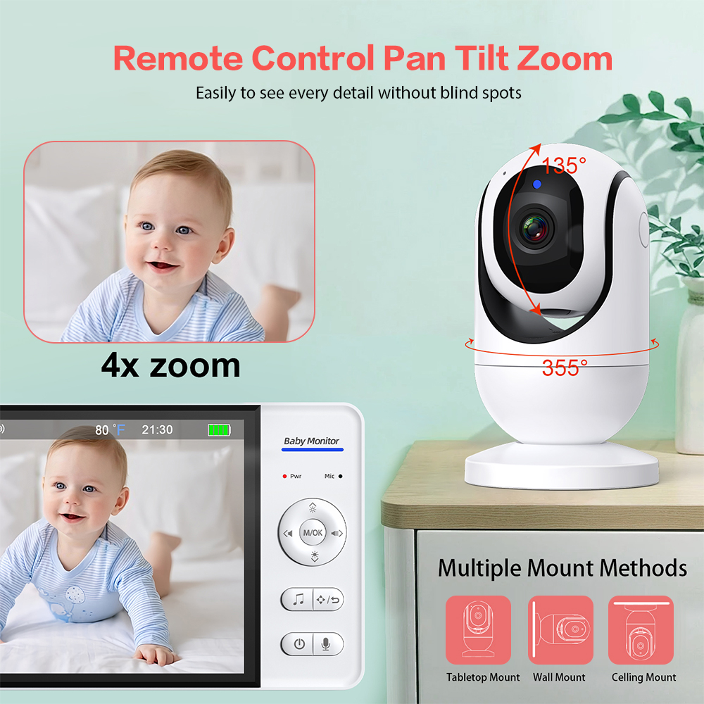 Video Bebek Monitörü 7 ''1080  - Baby Products Video incelemesi ve fiyatı