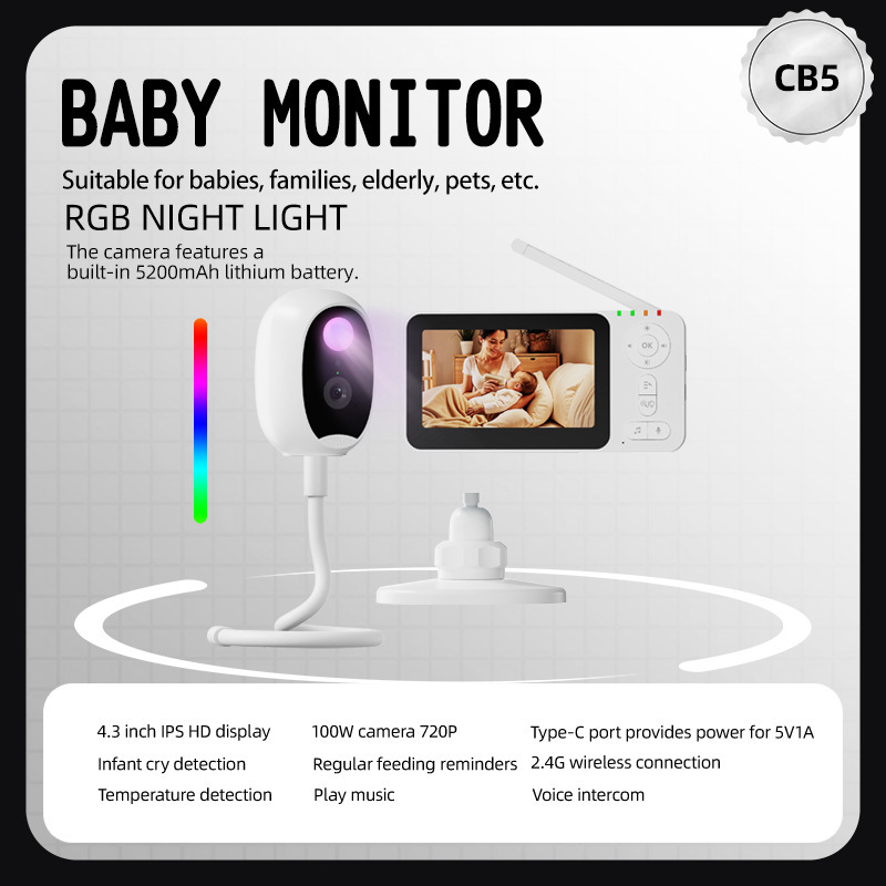 4.3 inç Akıllı Bebek İzleme Ka - Baby Products Video incelemesi ve fiyatı