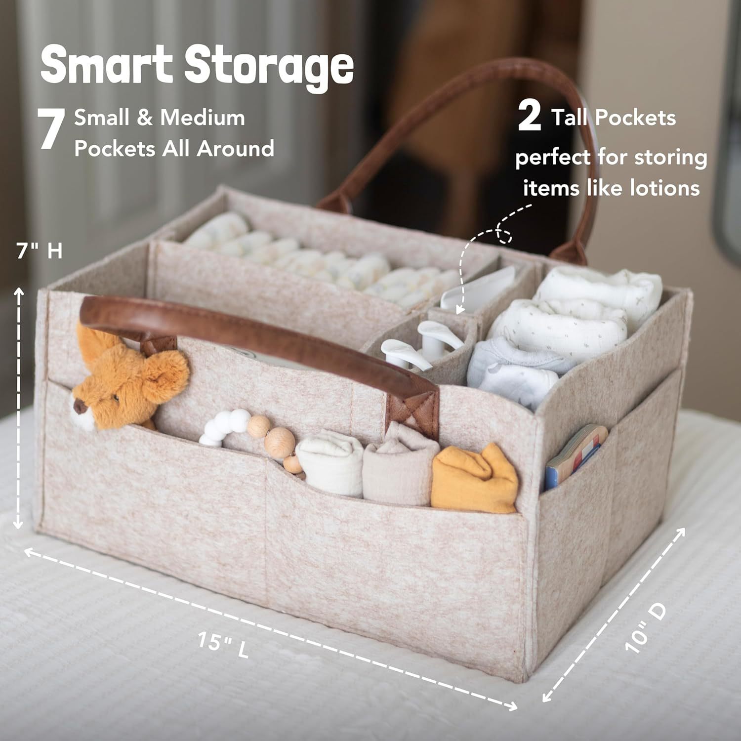 Bebek Keçe Saklama Düzenleyici - Baby Products Basket incelemesi ve fiyatı