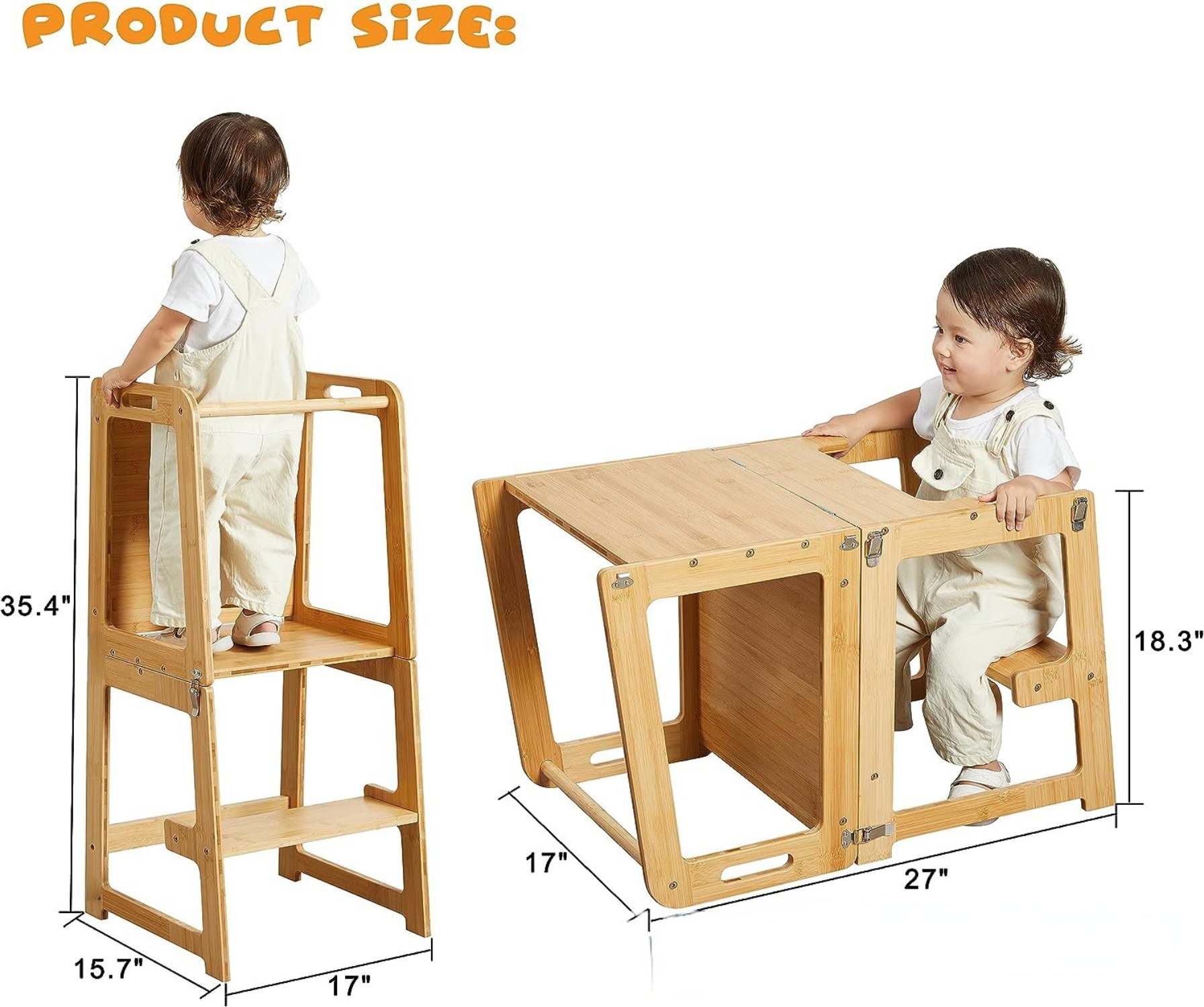 Katlanabilir Çocuk Mutfak Kule - Toddler Learning Tower incelemesi ve fiyatı